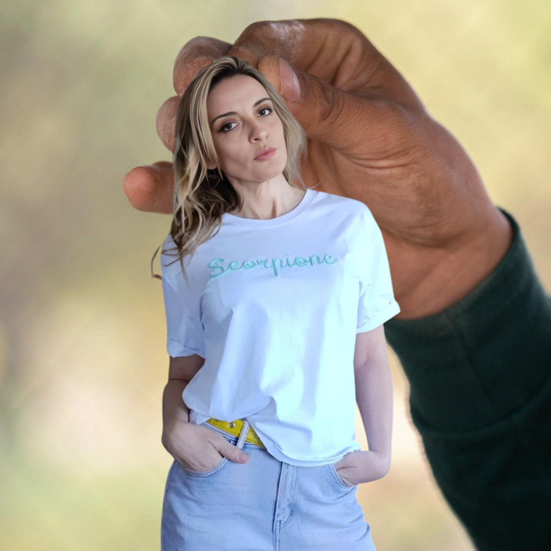 Lumina, t shirt " scorpione "